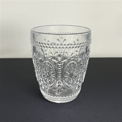 Vintage textuur glazen tandenborstelhouder